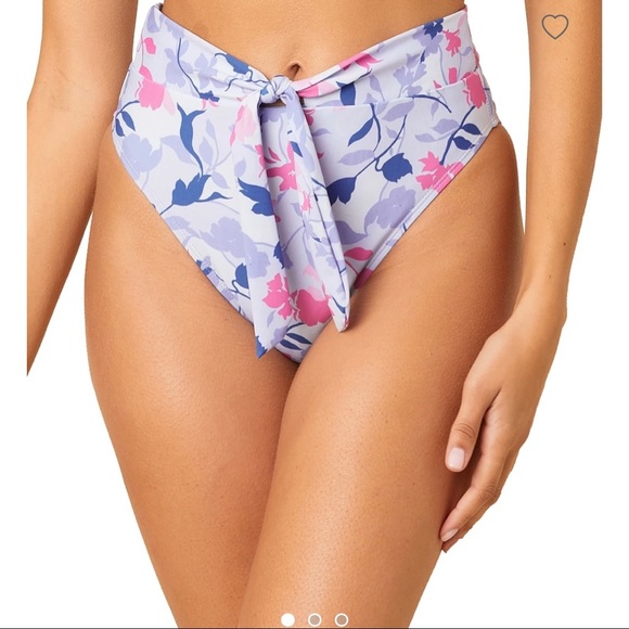 Splendid Floral Flurry Tie front bikini Set New - Picture 5 of 7